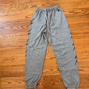 Aviator Nation Charcoal Gray Sweatpants